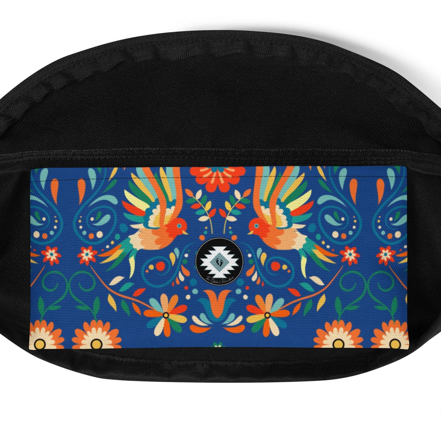 Mexican Otomi Print Fanny Pack - The Global Wanderer