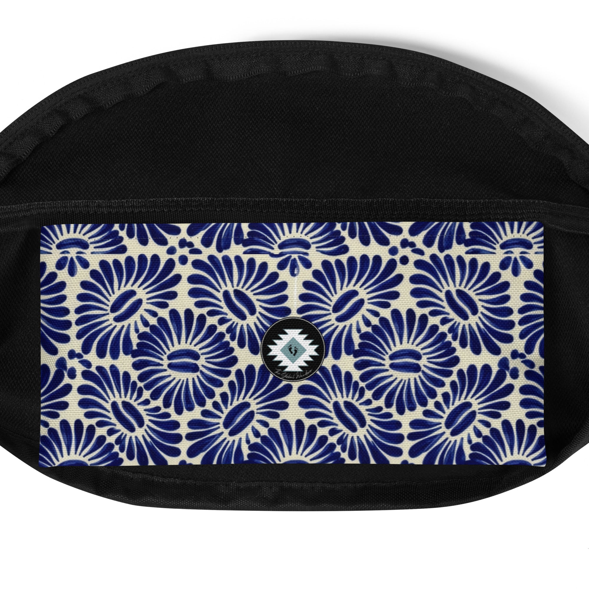 Tlaxcala Talavera Tile Fanny Pack - The Global Wanderer