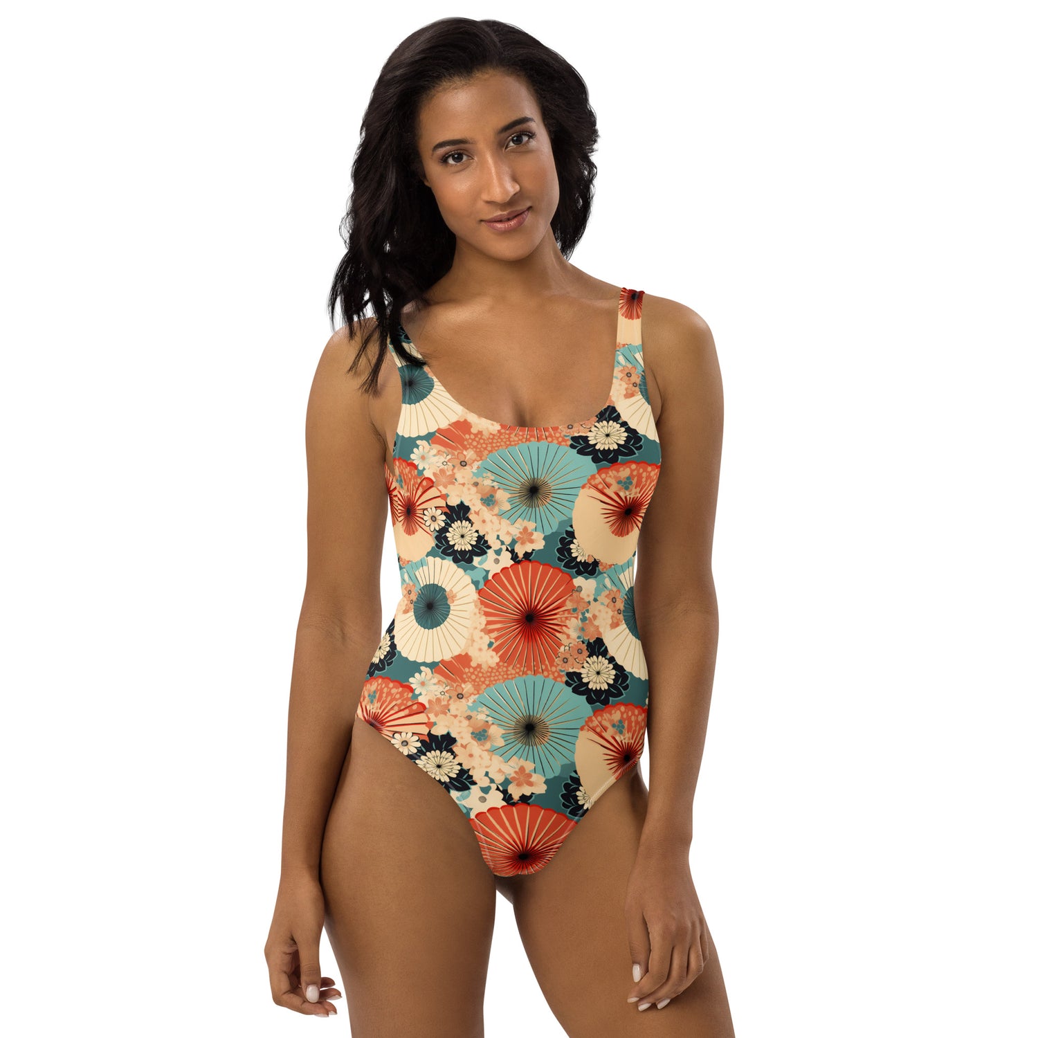 Japanese Origami One-Piece Swimsuit