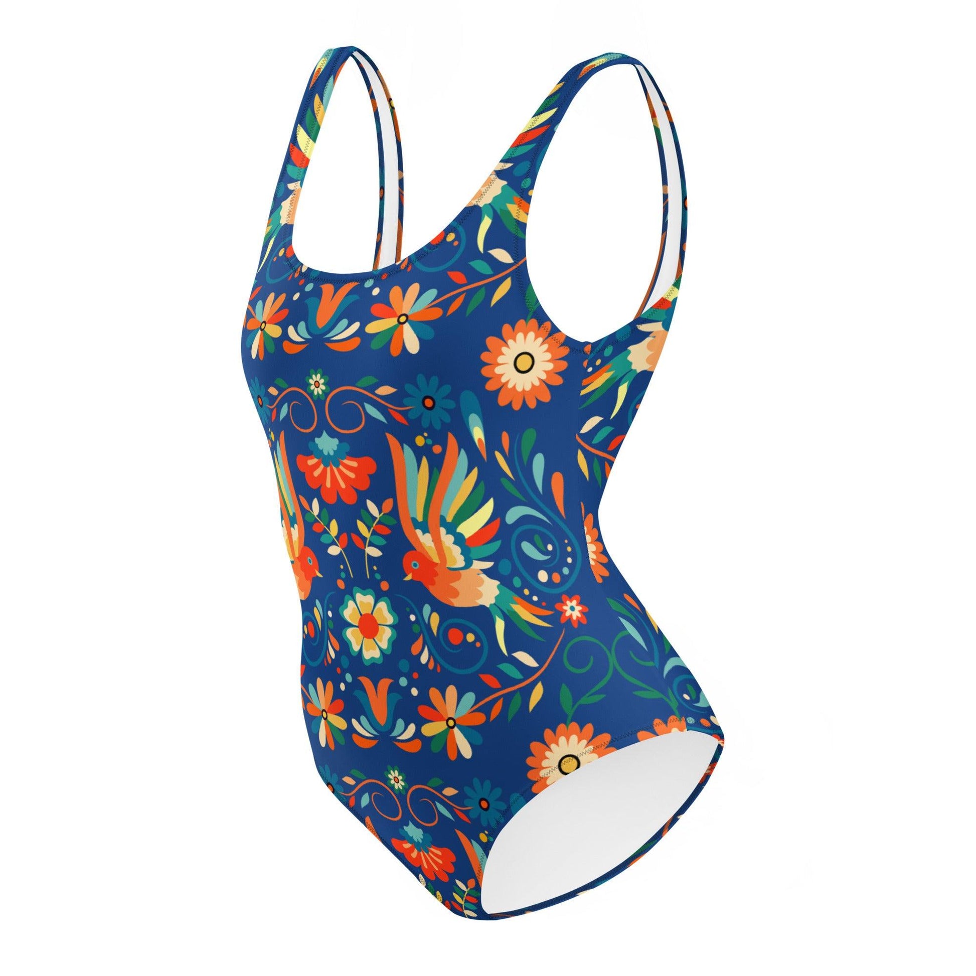 Mexican Otomi One-Piece Swimsuit - The Global Wanderer