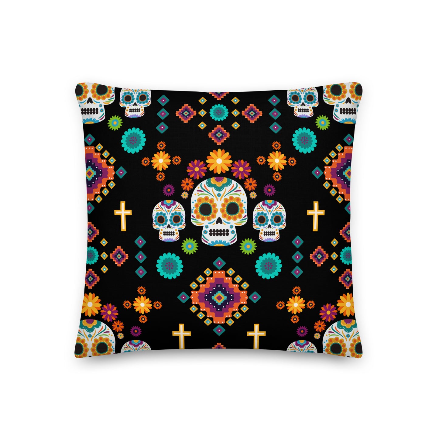 Mexican Day of the Dead Pillow
