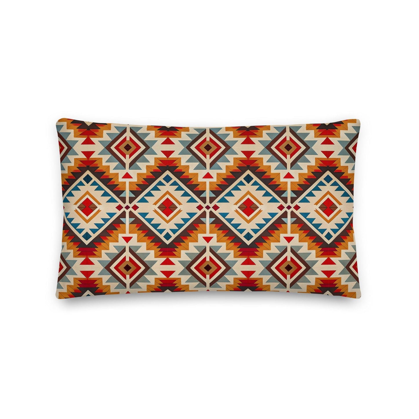Native American Sunset Throw Pillow - The Global Wanderer