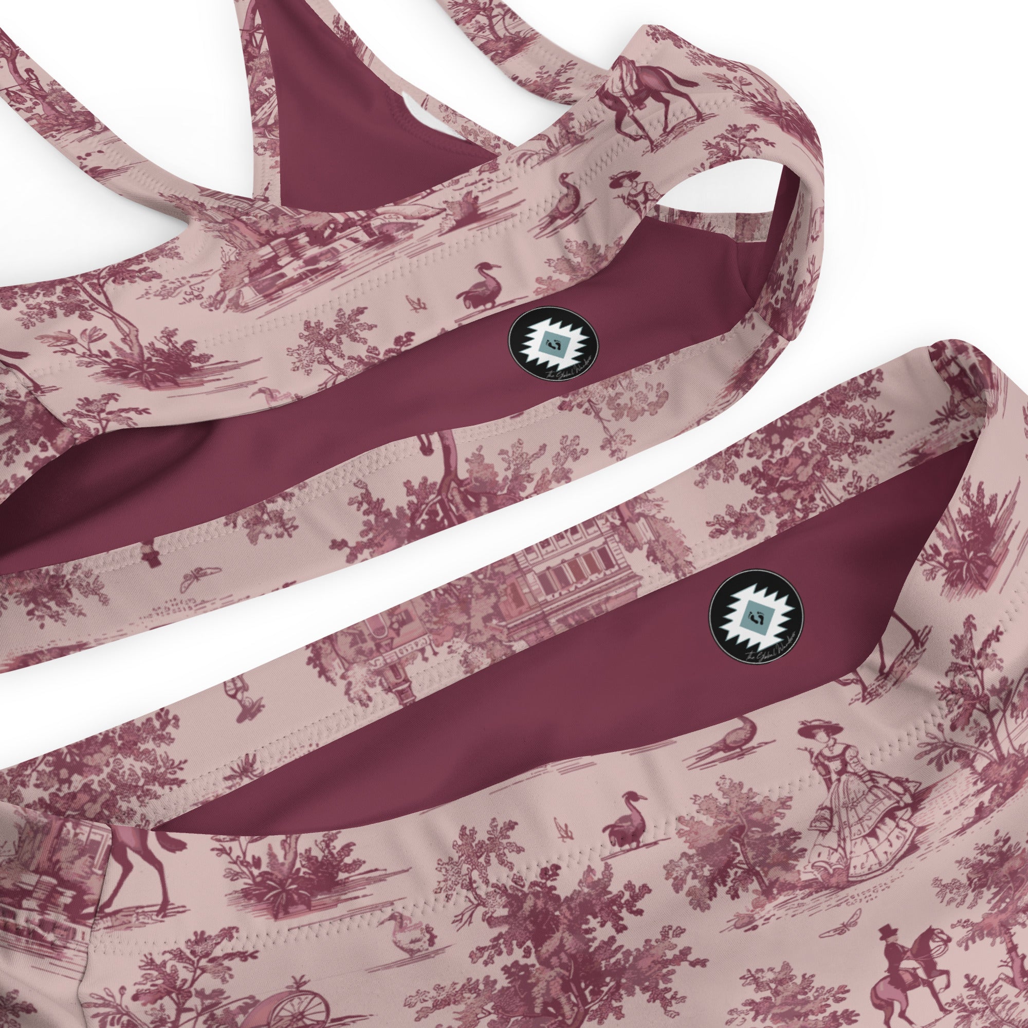 Toile de Paris Recycled High-Waisted Bikini - The Global Wanderer