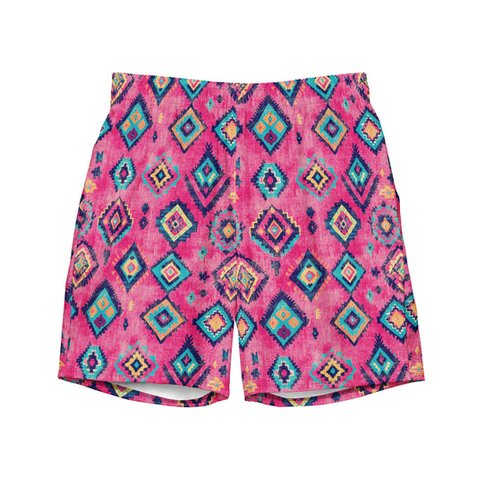 All-Over Print Recycled Swim Trunks - The Global Wanderer