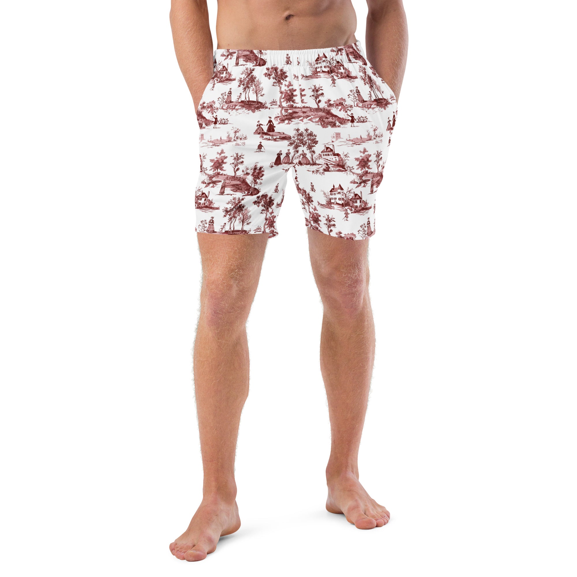 Toile de Rouen Recycled Swim Trunks - The Global Wanderer