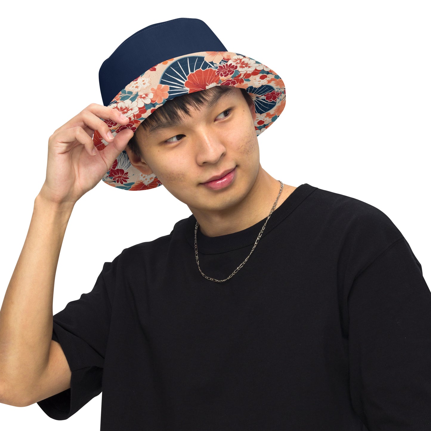 Japanese Origami Reversible Bucket Hat
