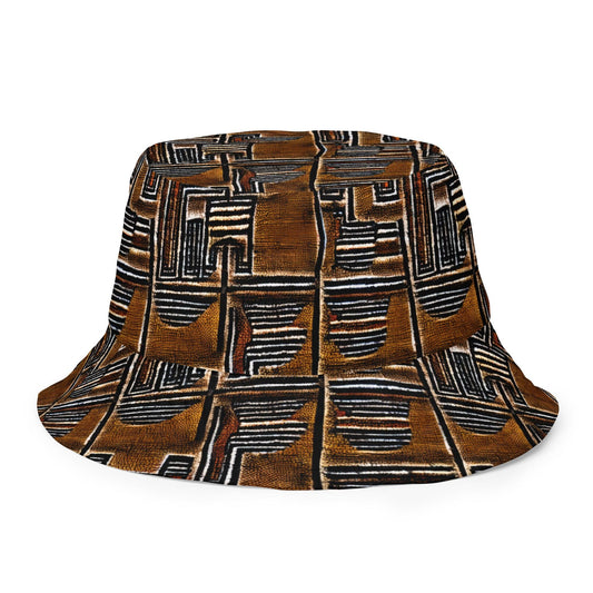 Malian Mud Cloth Reversible Bucket Hat - The Global Wanderer