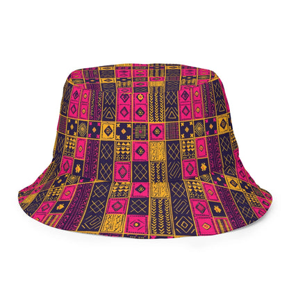 Ghanaian Kente Cloth Reversible Bucket Hat