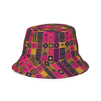 Ghanaian Kente Cloth Reversible Bucket Hat