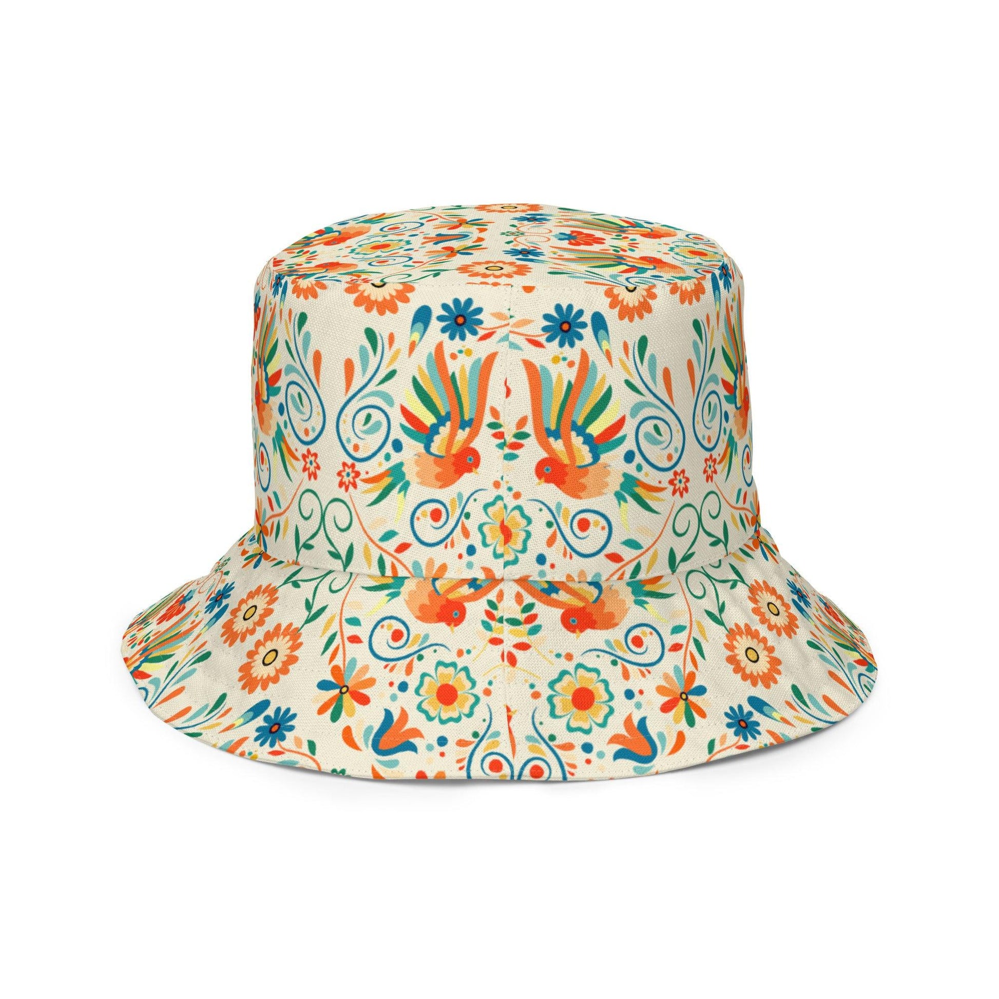 Mexican Otomi Reversible Bucket Hat - The Global Wanderer