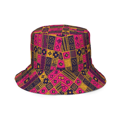 Ghanaian Kente Cloth Reversible Bucket Hat