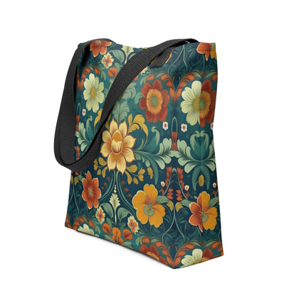 Norwegian Rosemaling Tote Bag