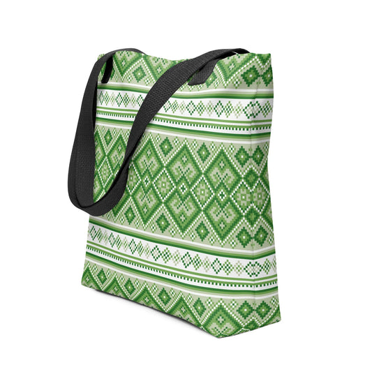 Ukrainian Vyshyvanka Print Tote Bag