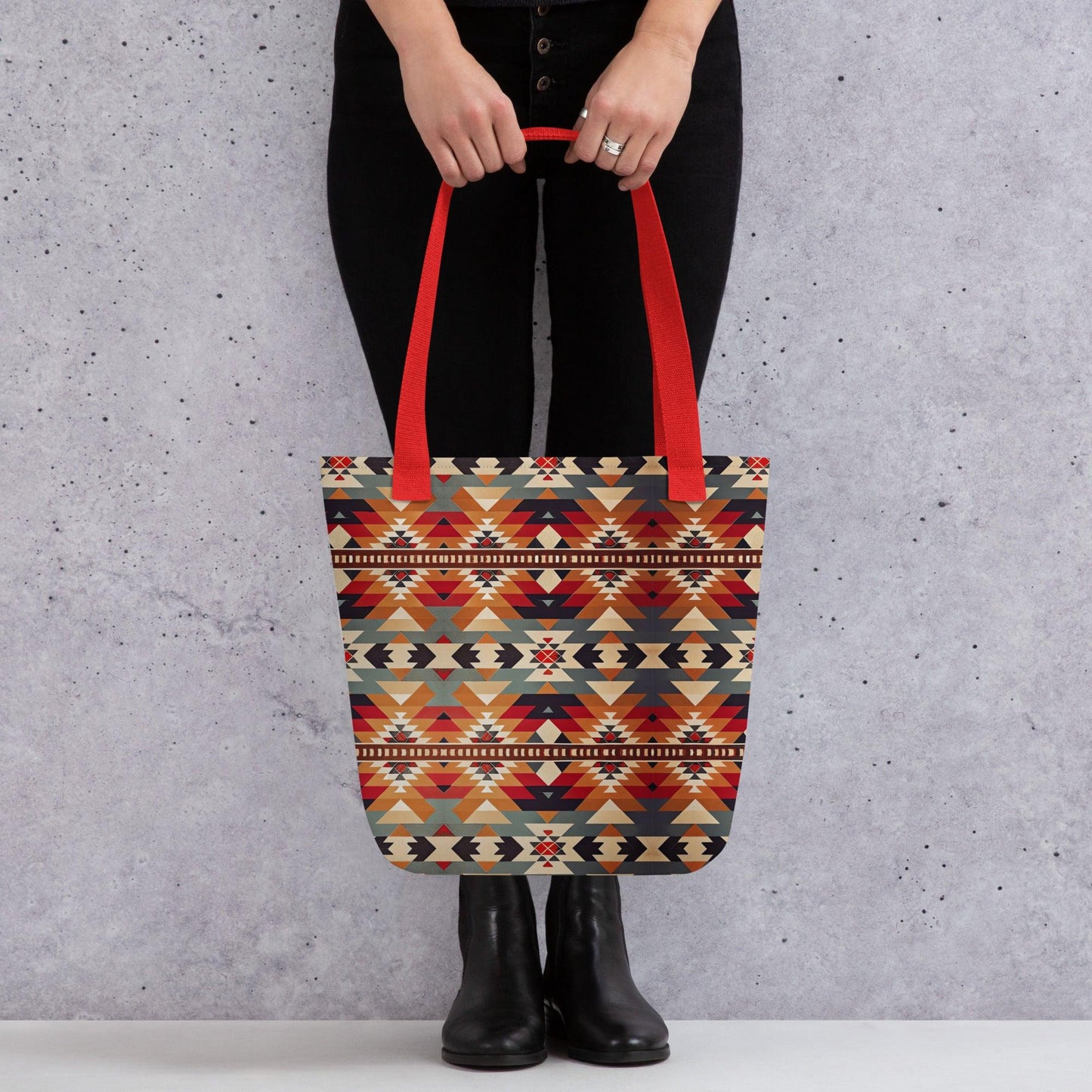 Native American Sunset Tote Bag - The Global Wanderer
