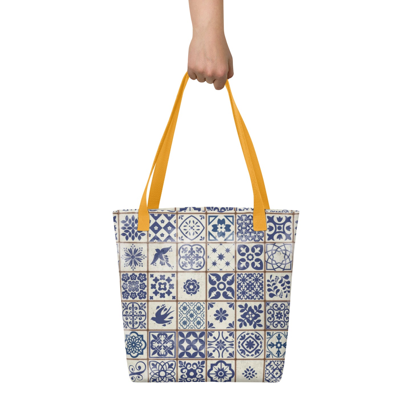 Portuguese Tile Tote Bag - The Global Wanderer
