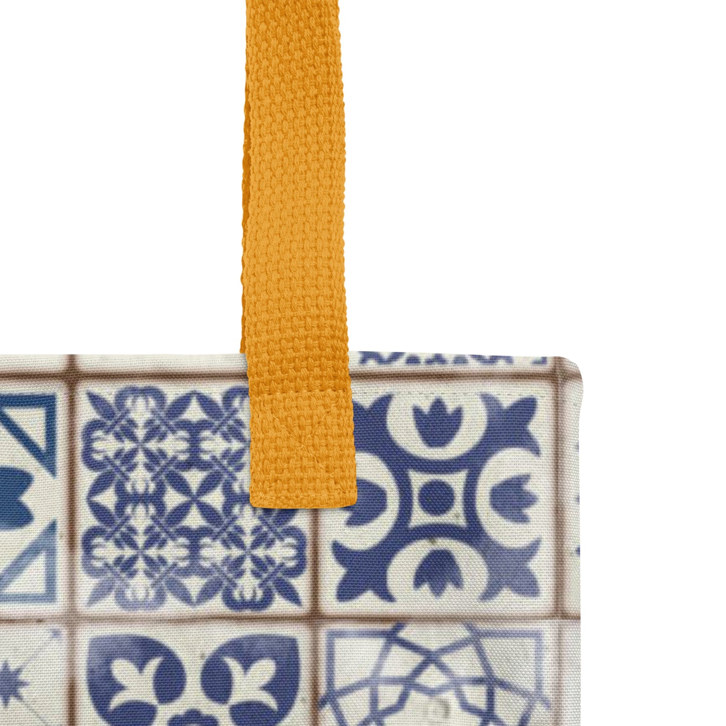 Portuguese Tile Tote Bag - The Global Wanderer