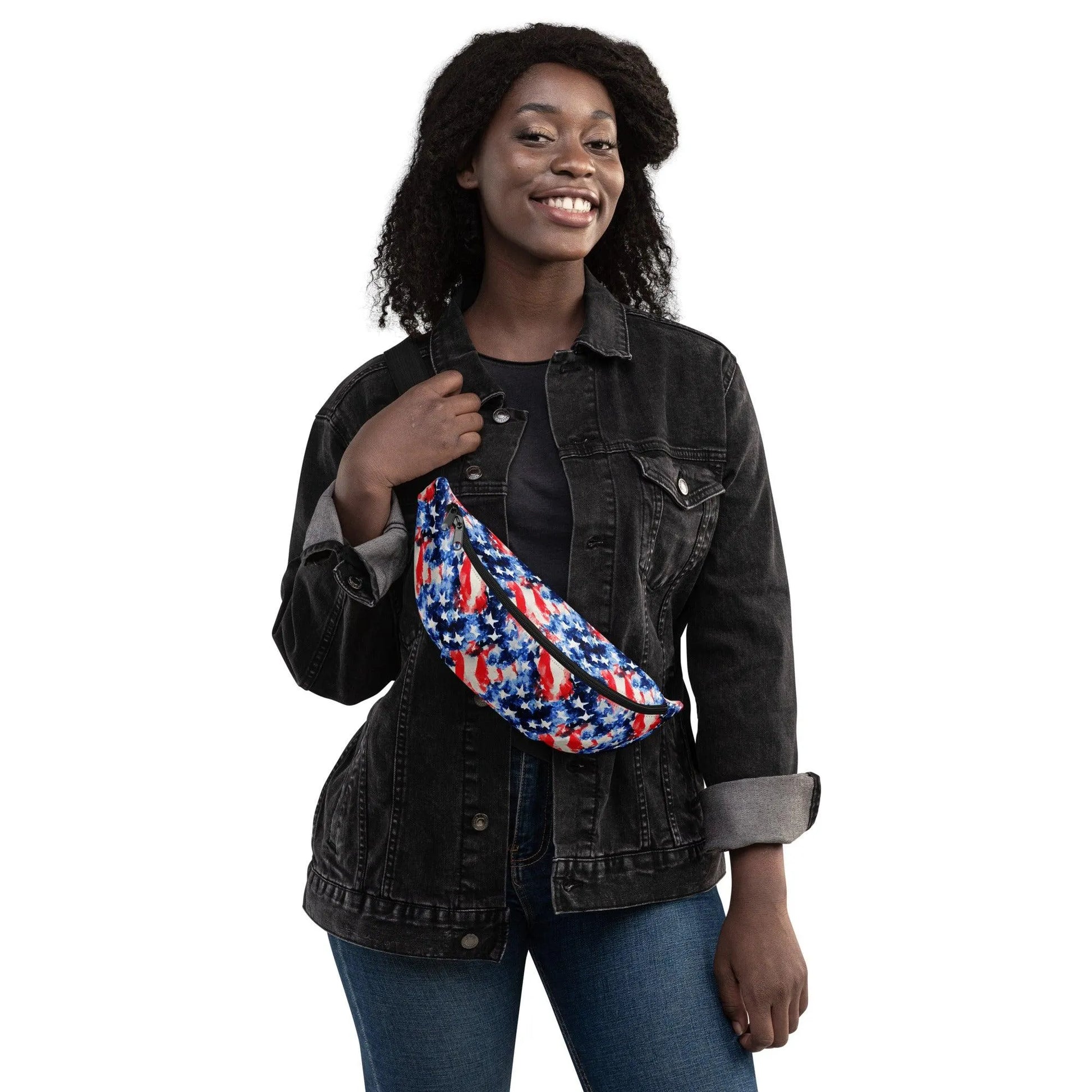 American Flag Fanny Pack - The Global Wanderer