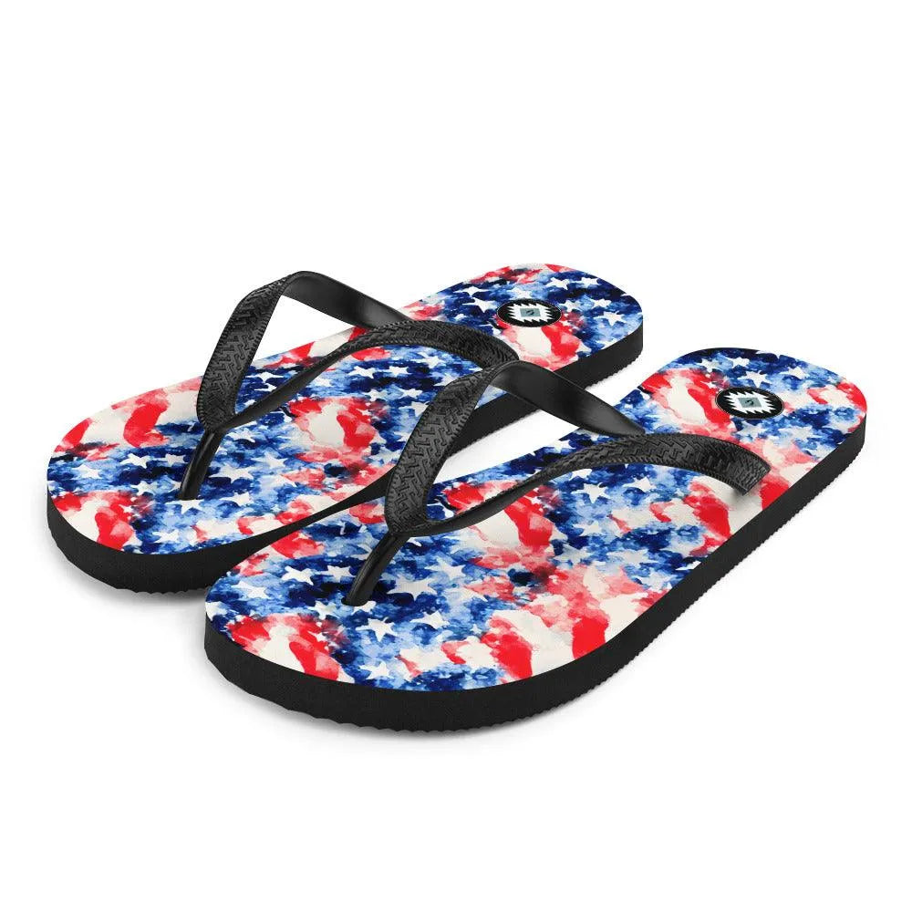 American Flag Flip Flops - The Global Wanderer