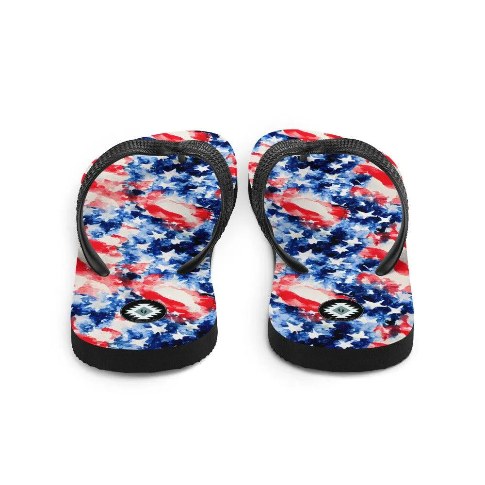 American Flag Flip Flops - The Global Wanderer