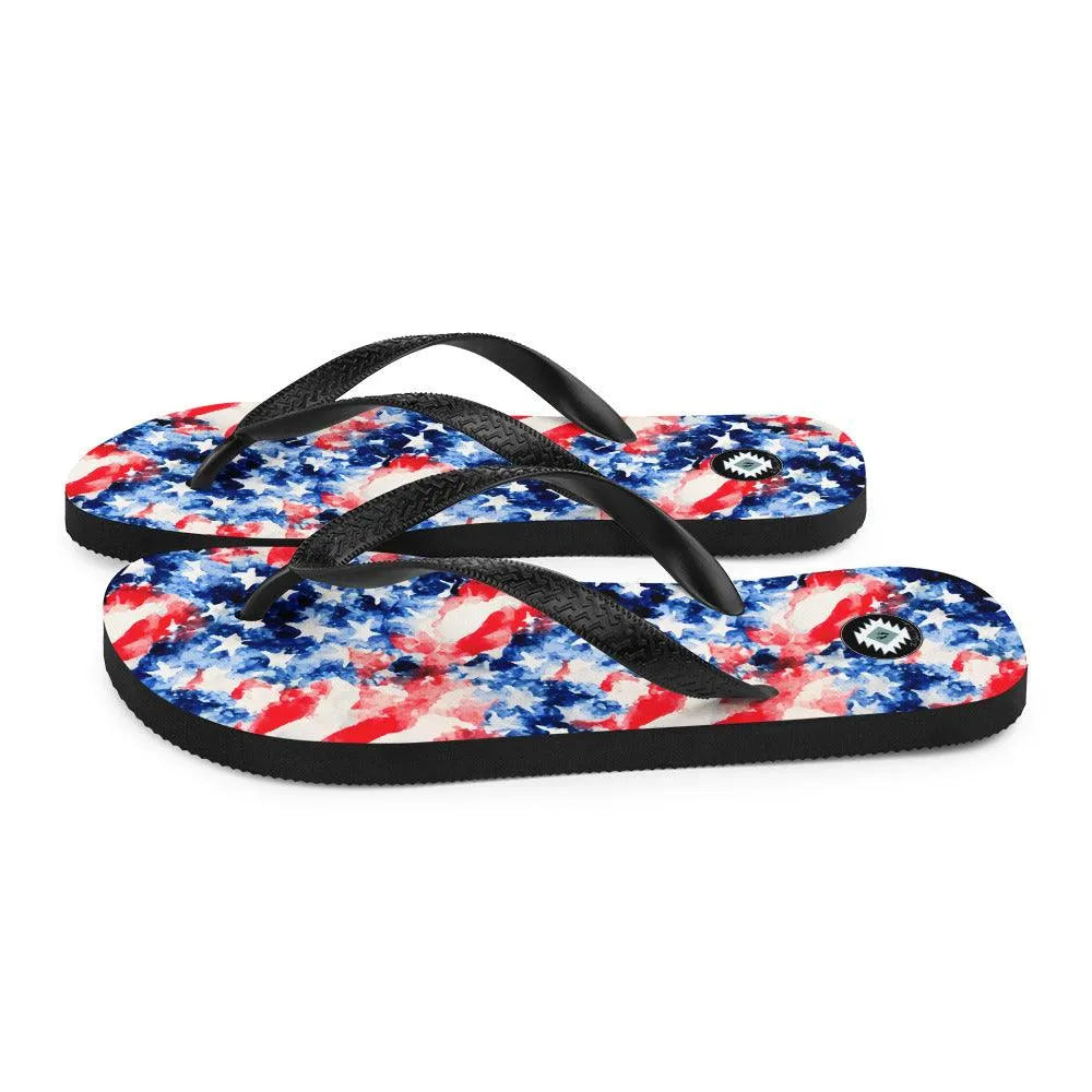 American Flag Flip Flops - The Global Wanderer