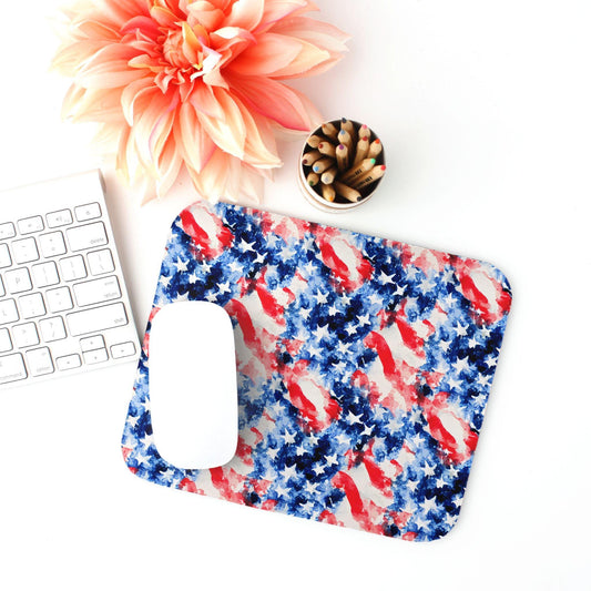 American Flag Mouse Pad - The Global Wanderer