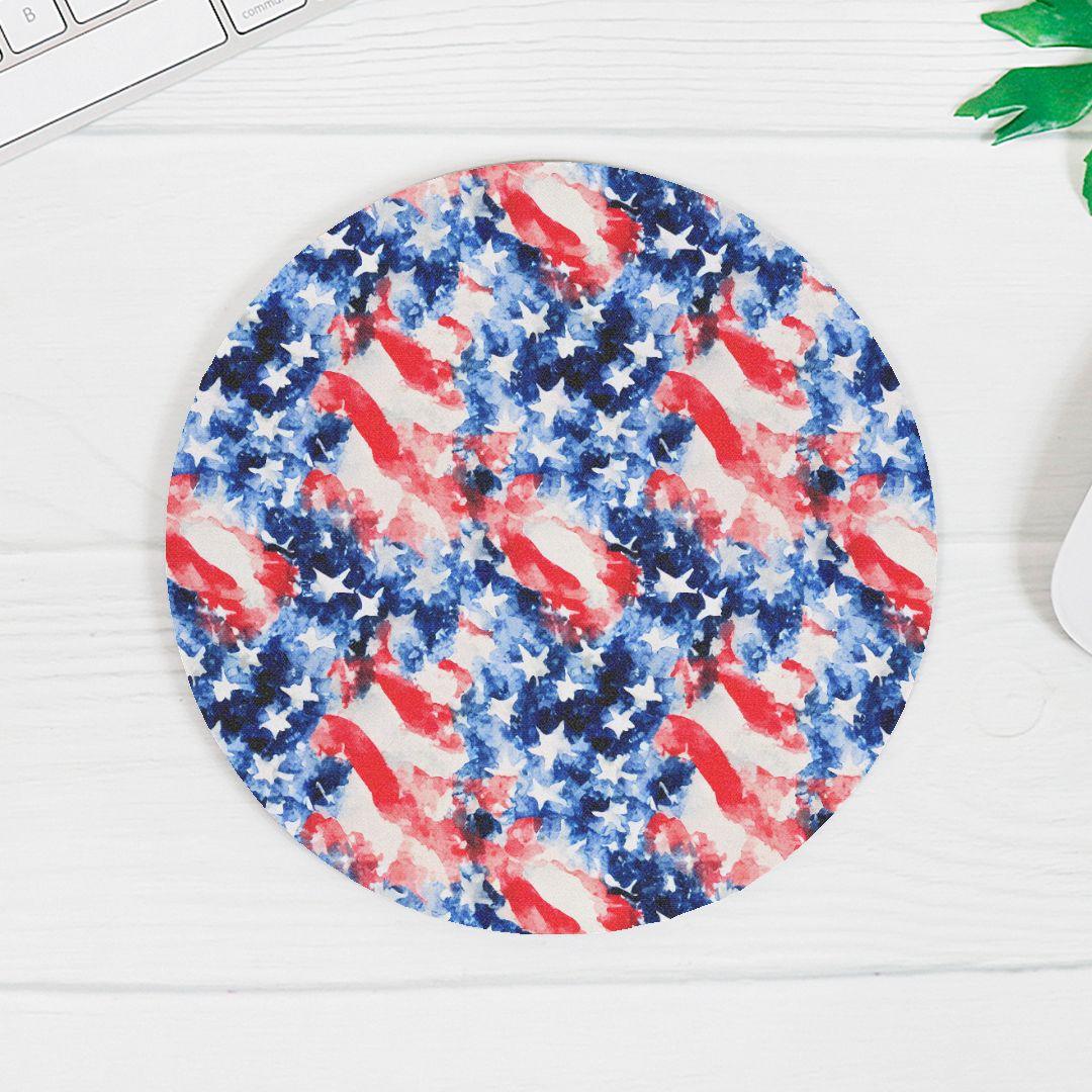 American Flag Mouse Pad - The Global Wanderer