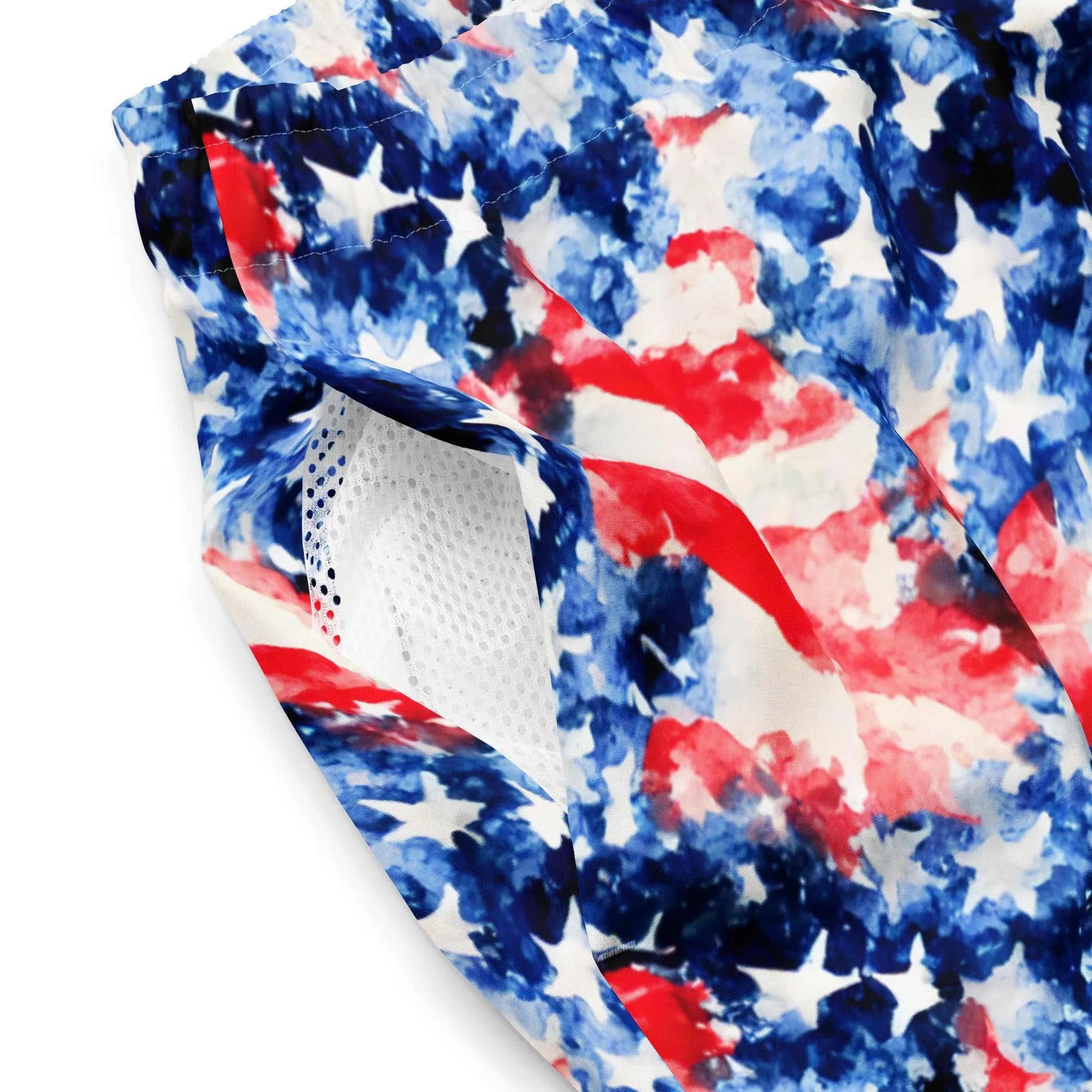 American Flag Recycled Men's Swim Trunks - The Global Wanderer