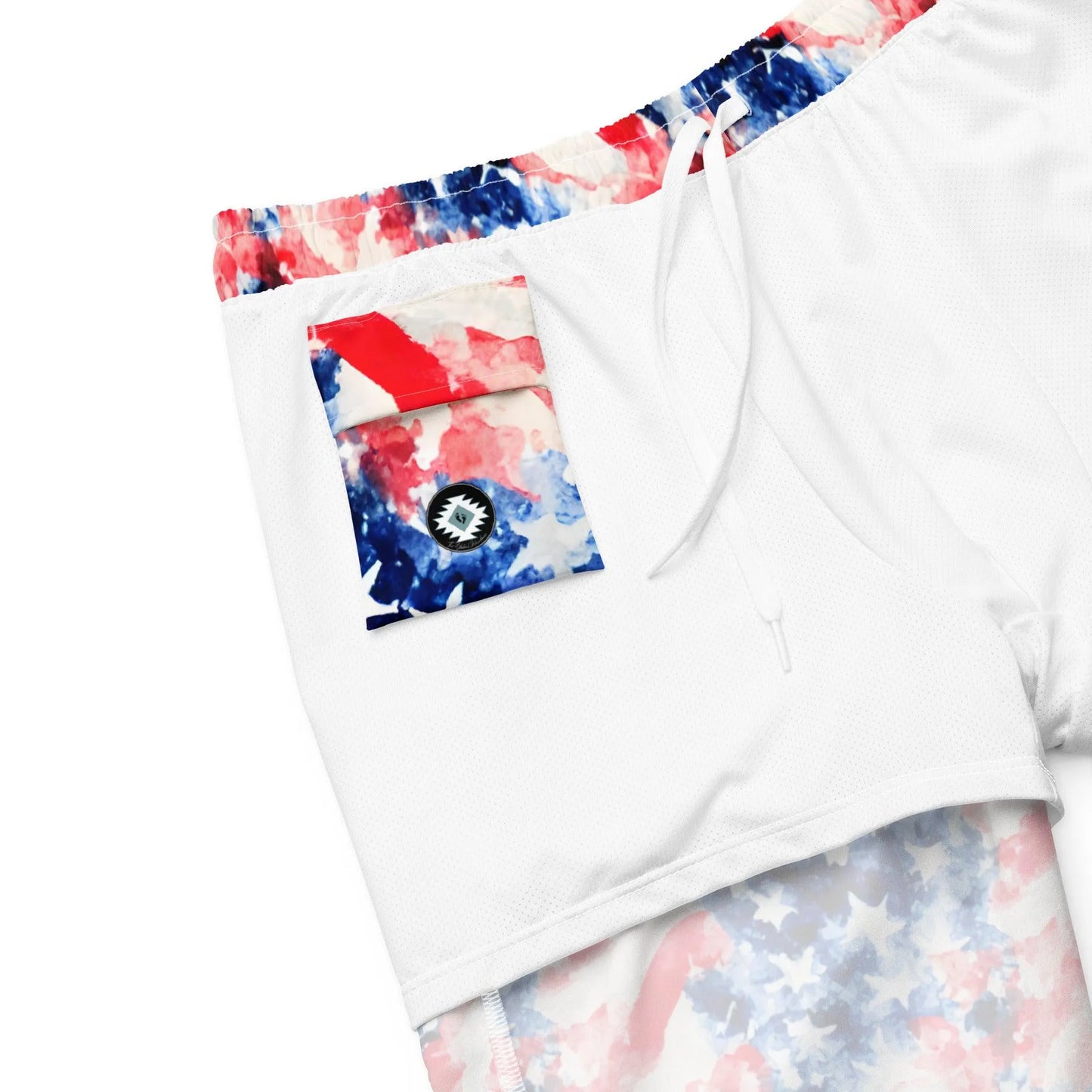 American Flag Recycled Men's Swim Trunks - The Global Wanderer