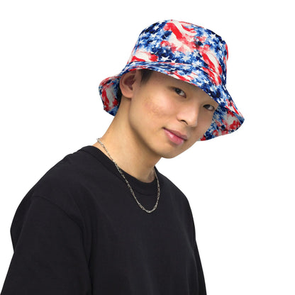 American Flag Reversible Bucket Hat - The Global Wanderer