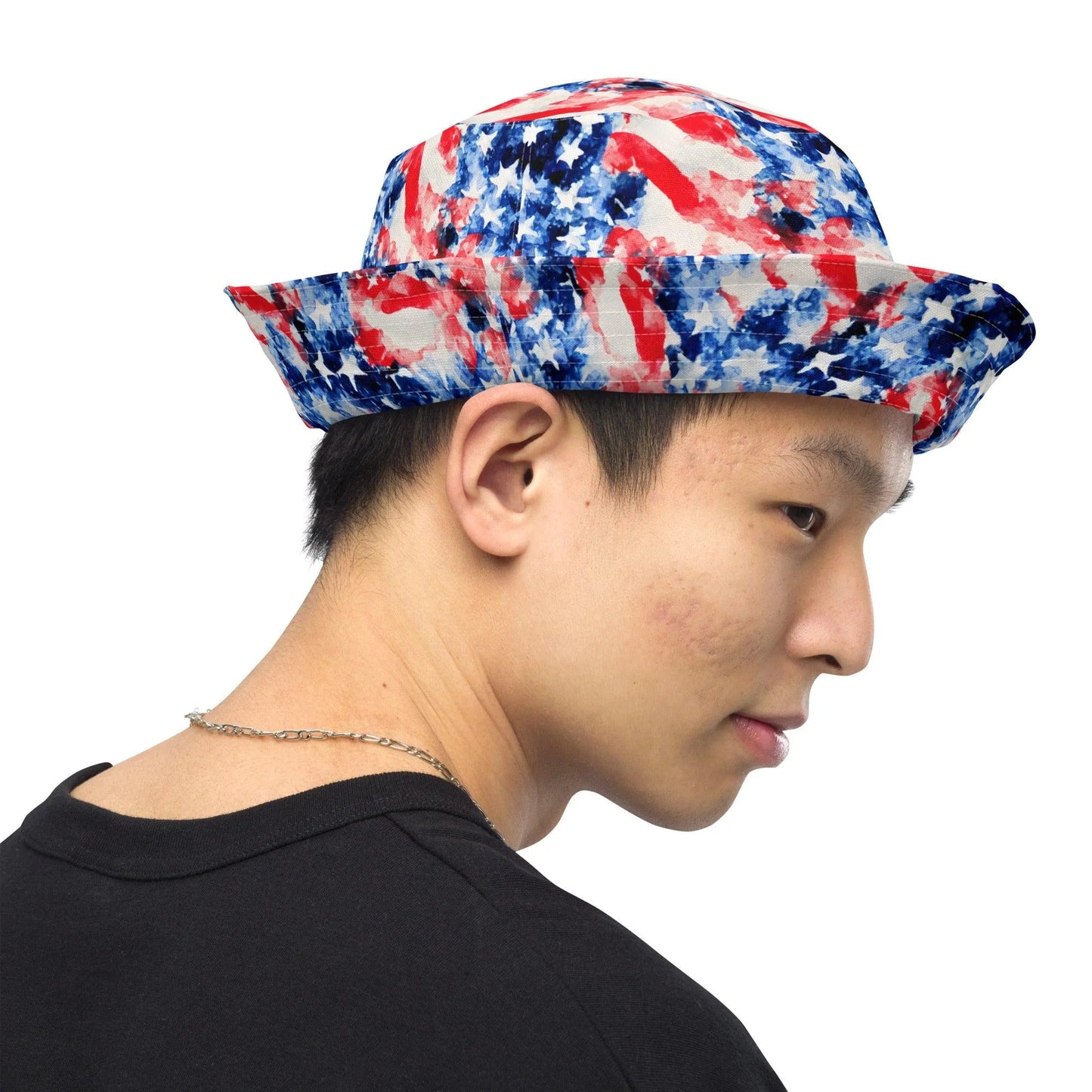 American Flag Reversible Bucket Hat - The Global Wanderer