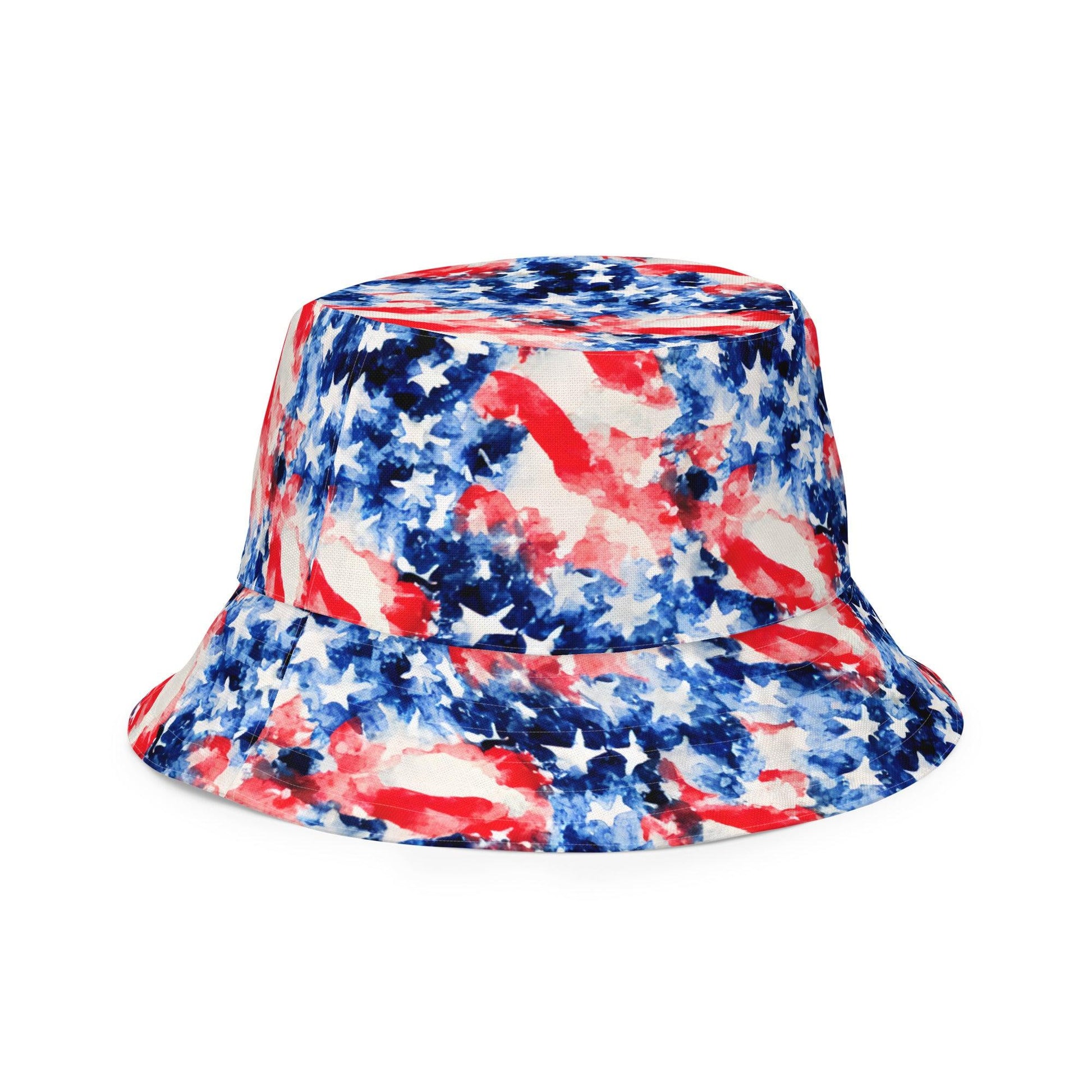 American Flag Reversible Bucket Hat - The Global Wanderer