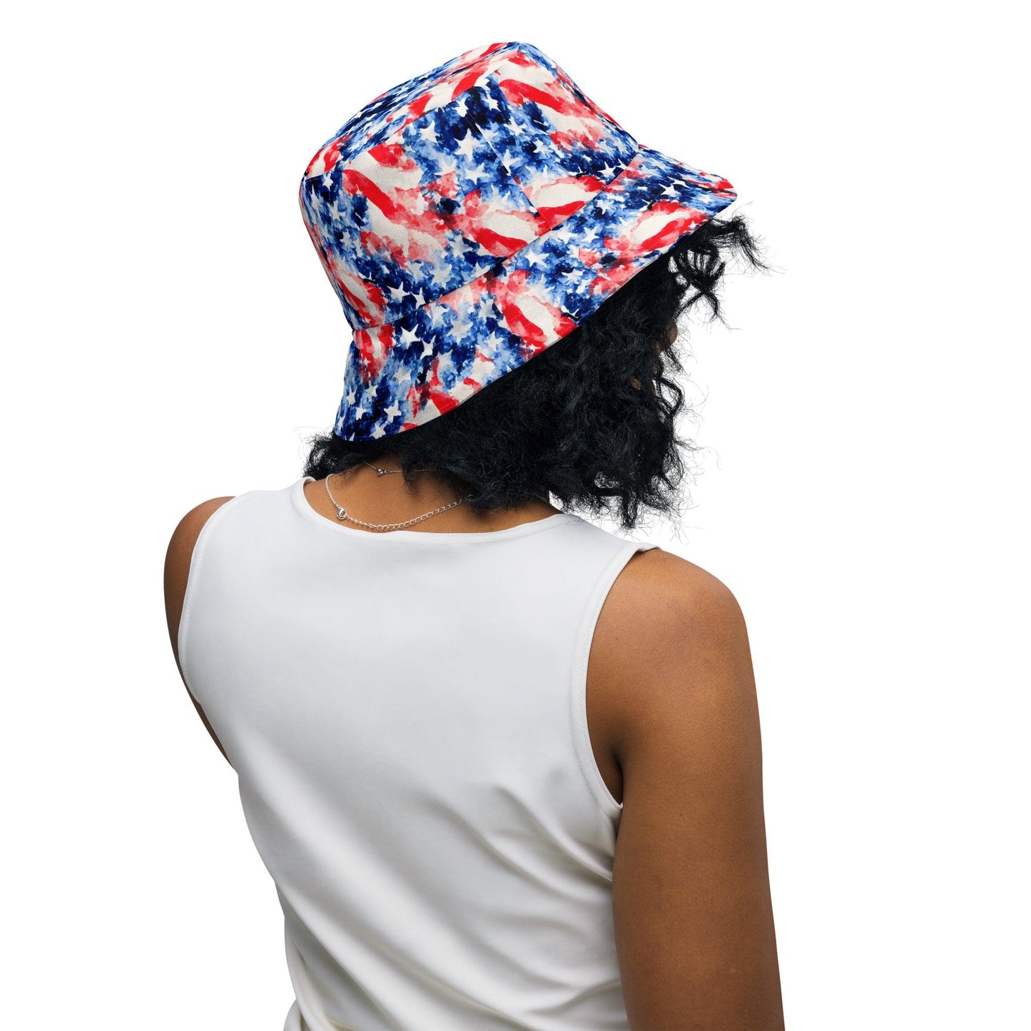 American Flag Reversible Bucket Hat - The Global Wanderer