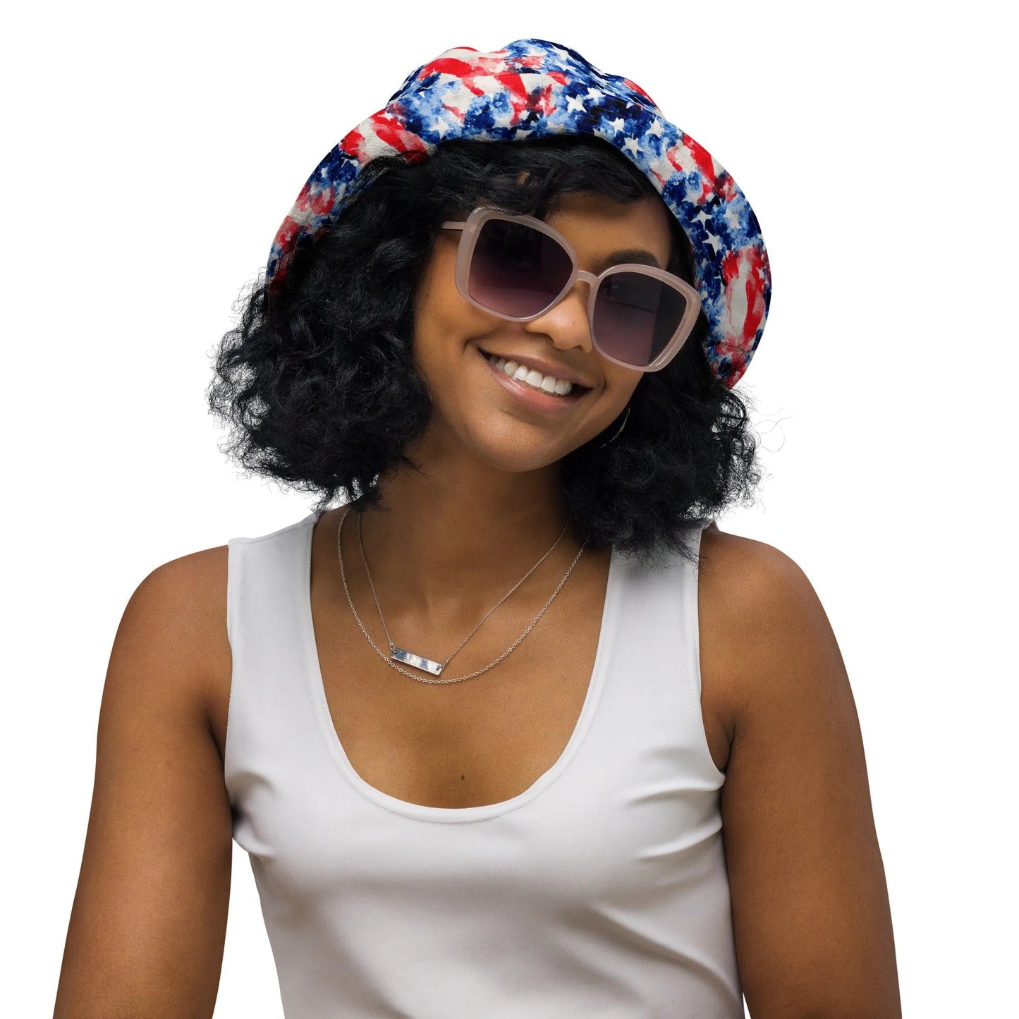 American Flag Reversible Bucket Hat - The Global Wanderer