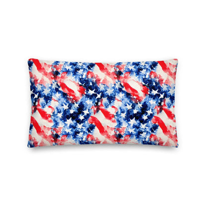 American Flag Throw Pillow - The Global Wanderer