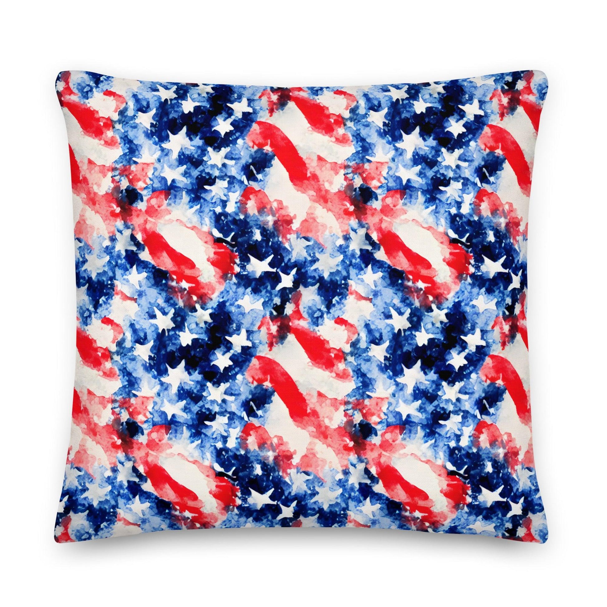 American Flag Throw Pillow - The Global Wanderer