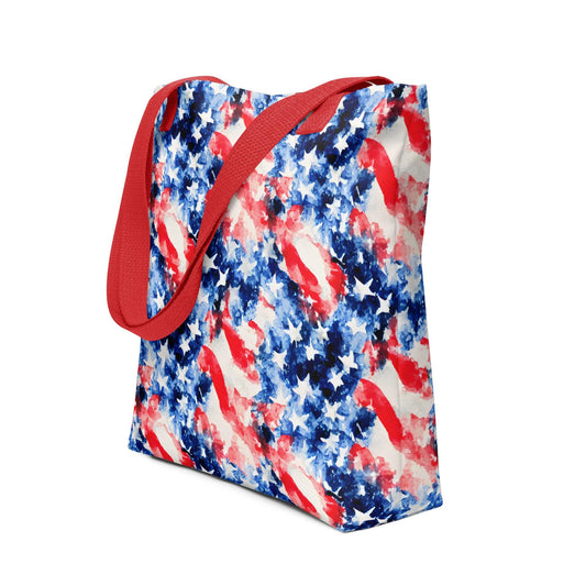 American Flag Tote Bag - The Global Wanderer