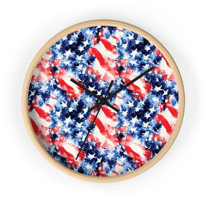 American Flag Wall Clock - The Global Wanderer