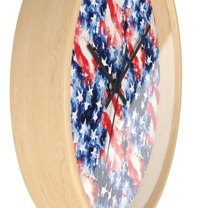 American Flag Wall Clock - The Global Wanderer