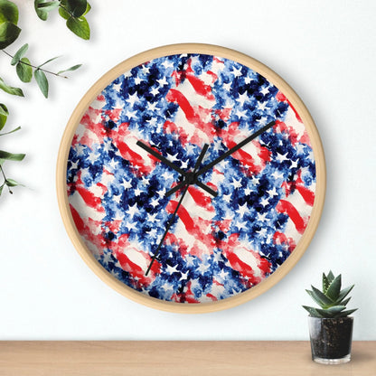 American Flag Wall Clock - The Global Wanderer