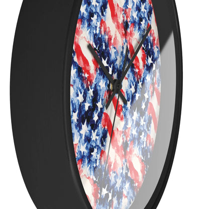 American Flag Wall Clock - The Global Wanderer