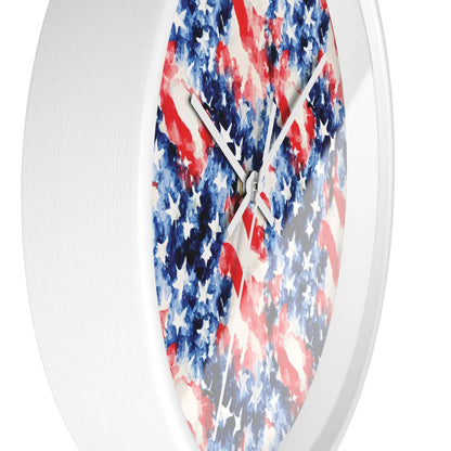 American Flag Wall Clock - The Global Wanderer