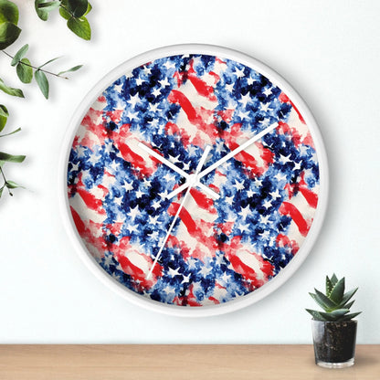 American Flag Wall Clock - The Global Wanderer