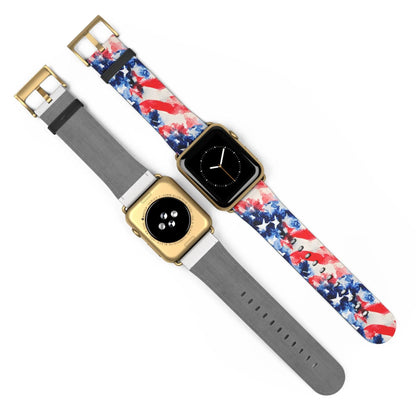 American Flag Watch Band - The Global Wanderer