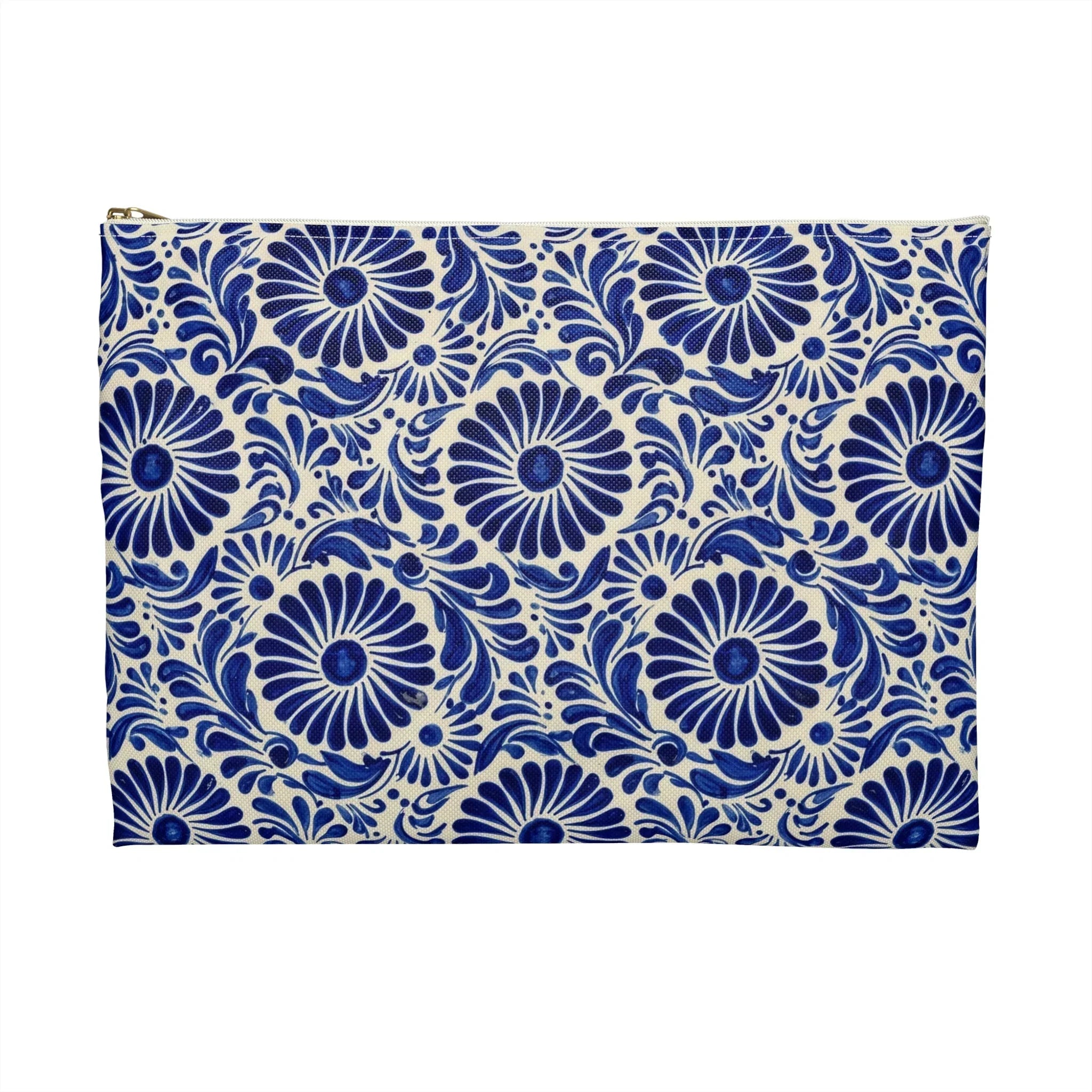 Atlixco Talavera Tile Flat Pouch - The Global Wanderer