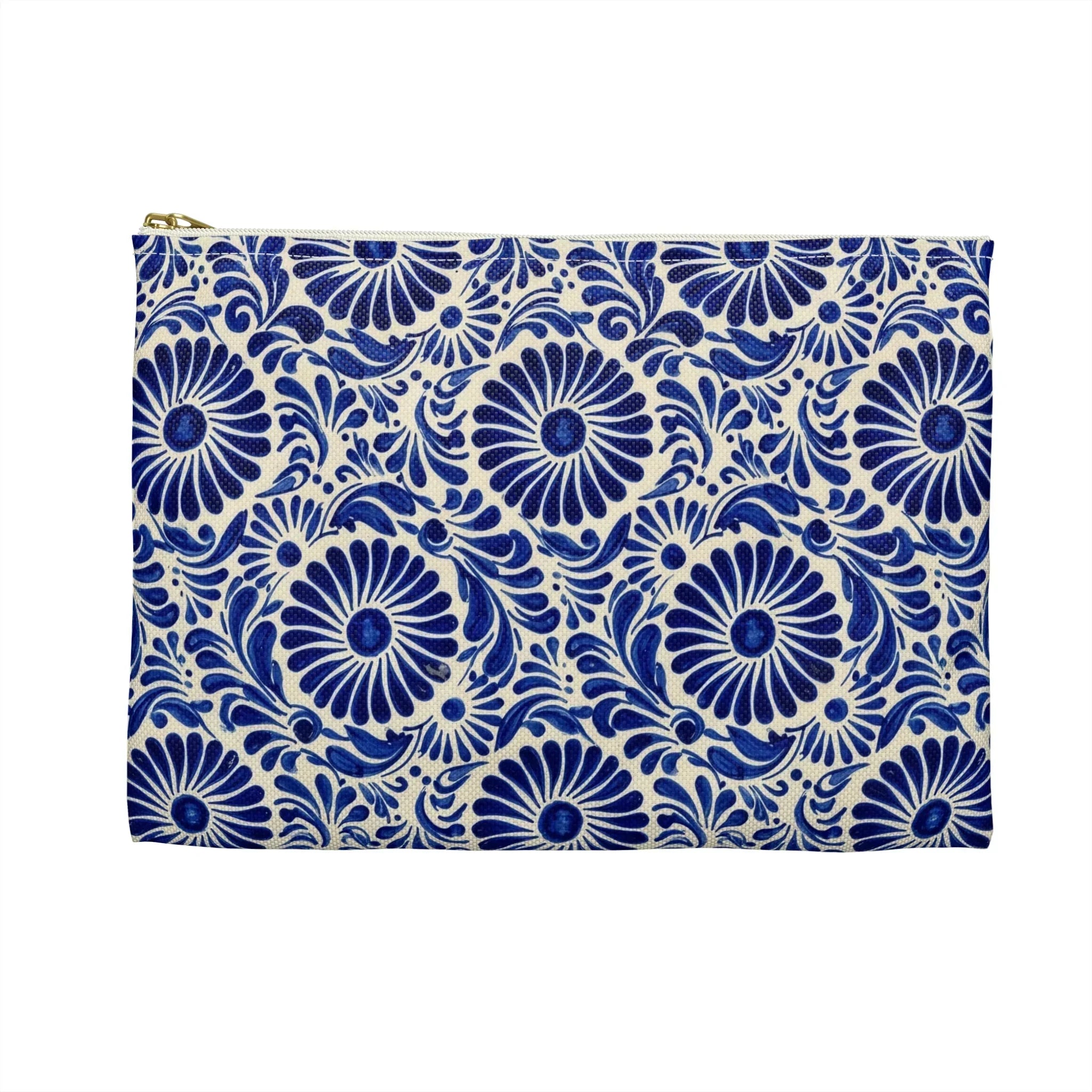 Atlixco Talavera Tile Flat Pouch - The Global Wanderer