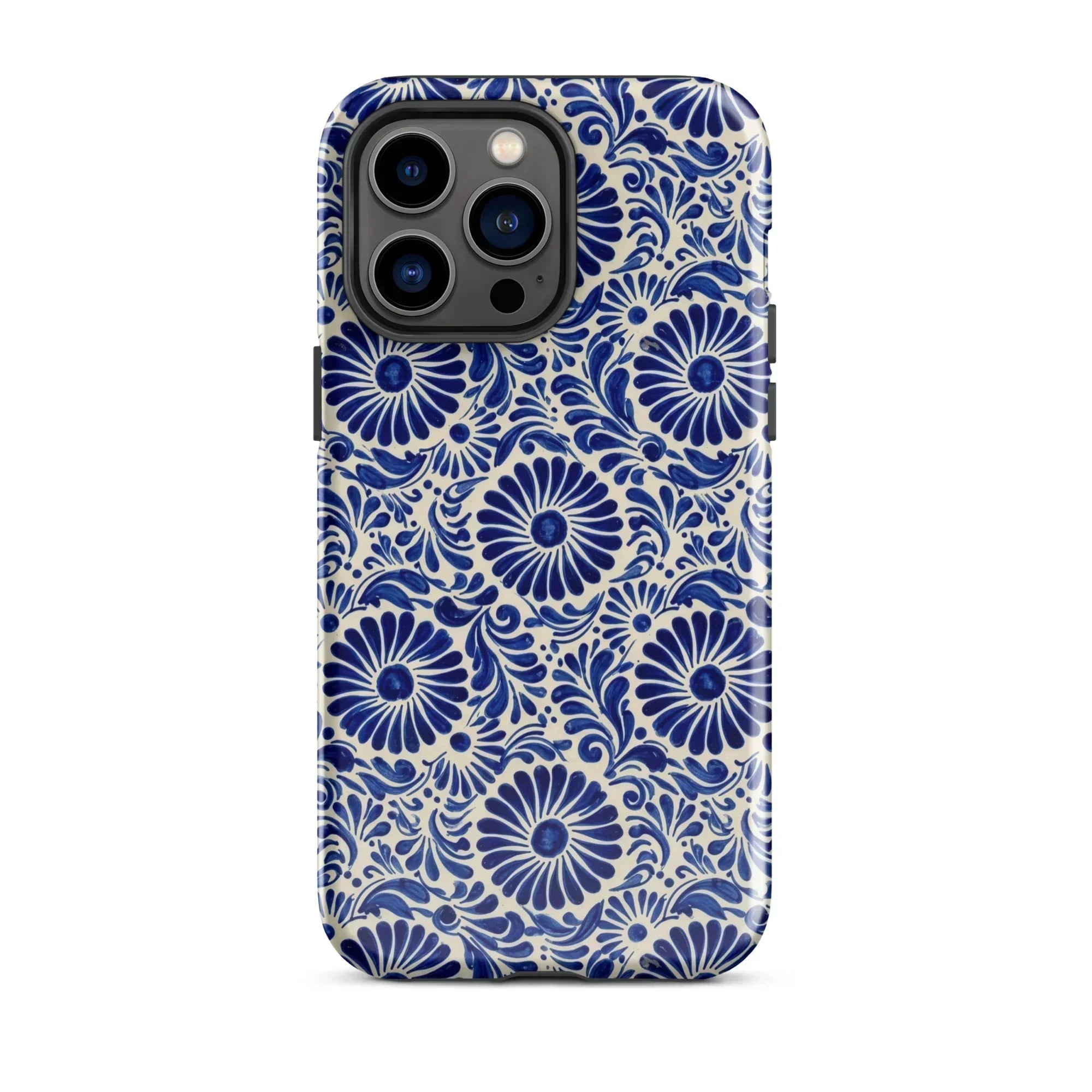Atlixco Talavera Tile MagSafe iPhone Case - The Global Wanderer