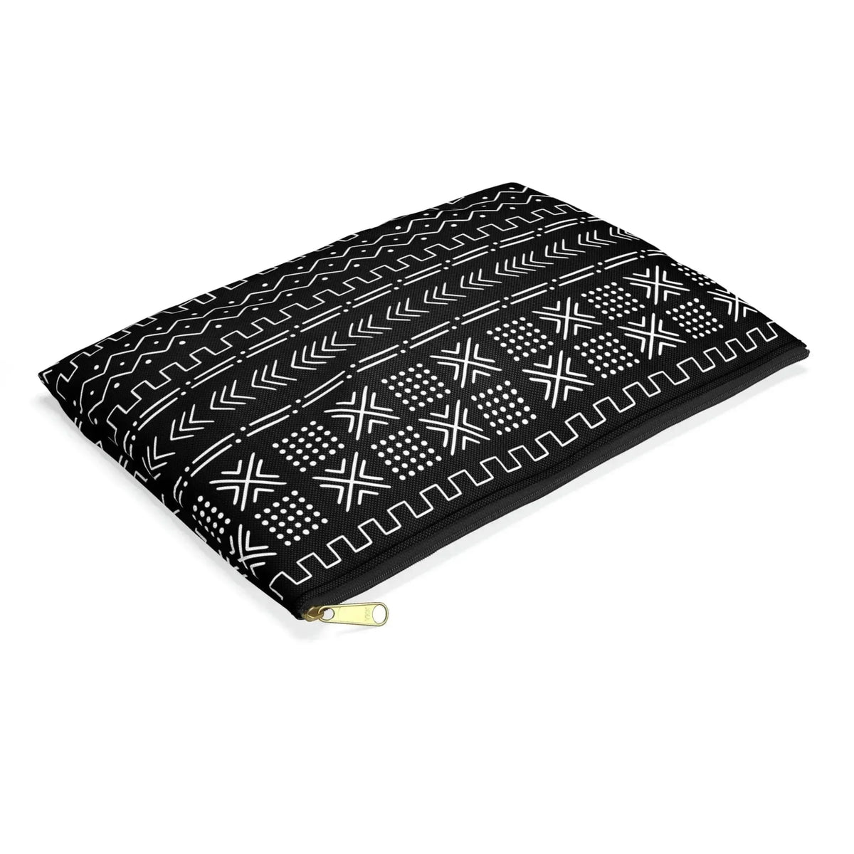 Bamako Night Mud Cloth Flat Pouch - The Global Wanderer