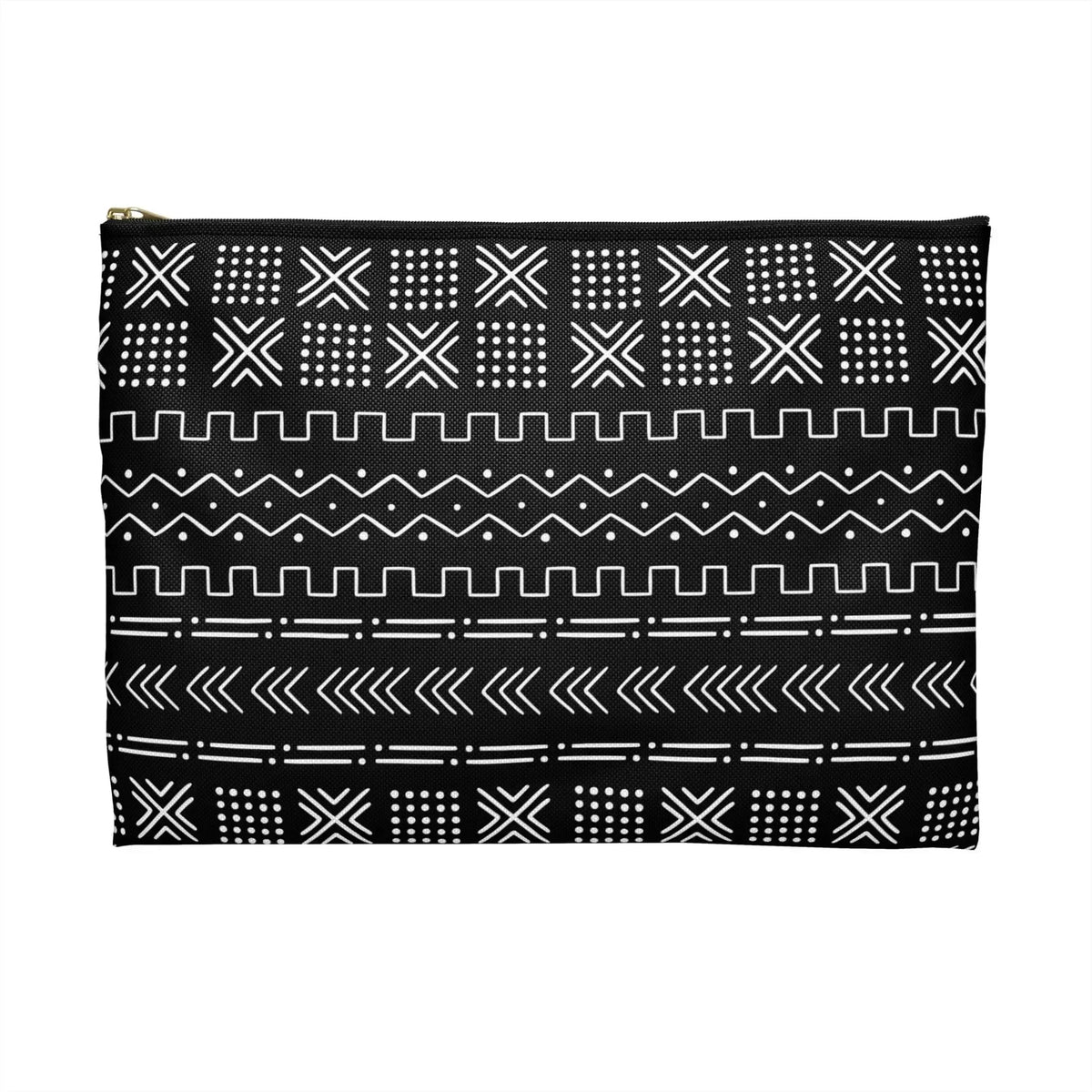 Bamako Night Mud Cloth Flat Pouch - The Global Wanderer