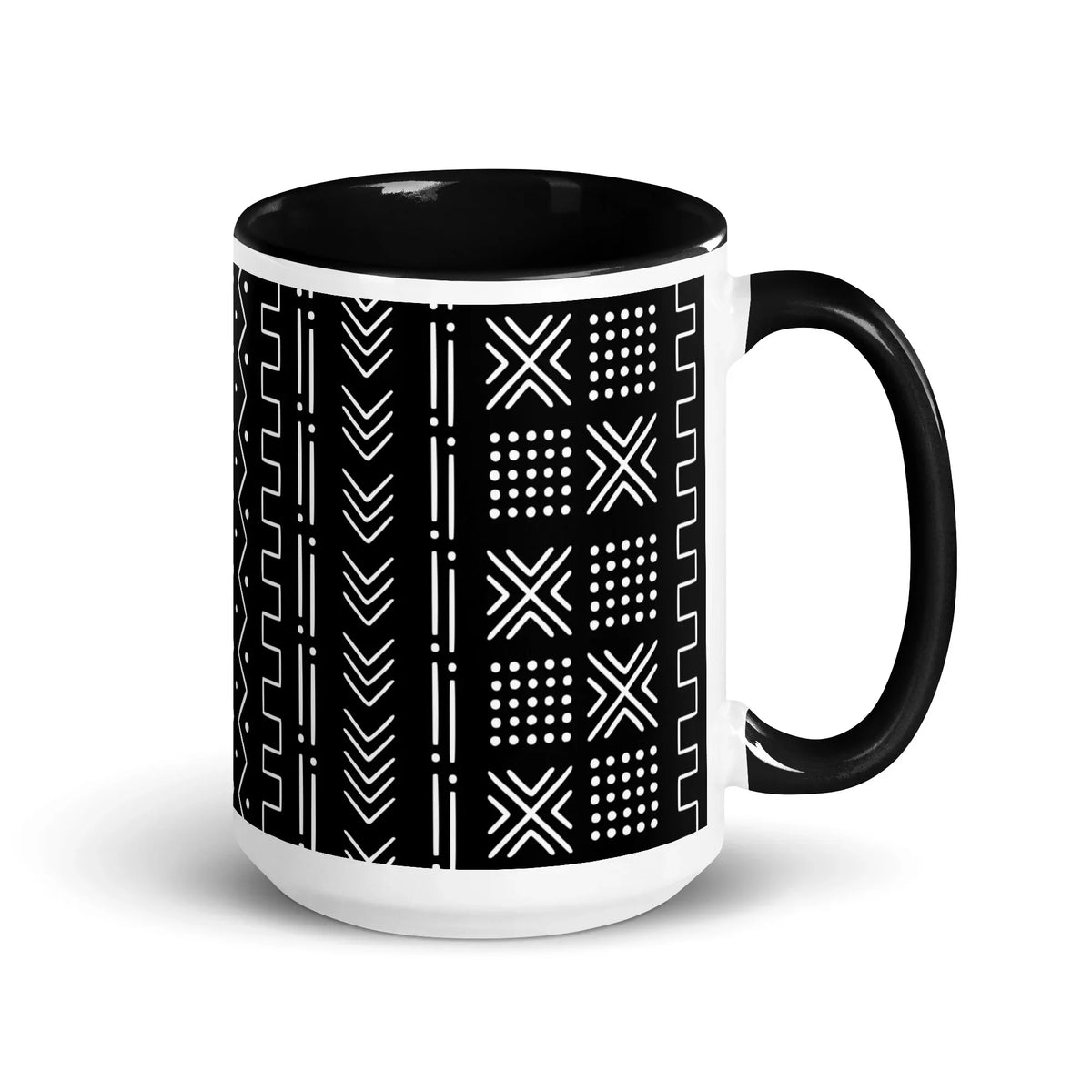Bamako Night Mud Cloth Mug - The Global Wanderer