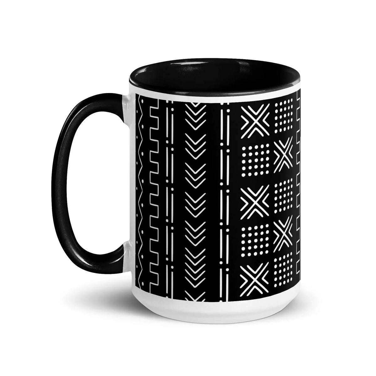 Bamako Night Mud Cloth Mug - The Global Wanderer